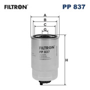 PP 837 Palivový filtr FILTRON