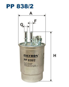 PP 838/2 Palivový filtr FILTRON