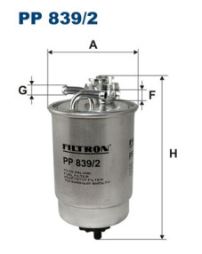 PP 839/2 FILTRON palivový filter PP 839/2 FILTRON