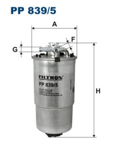 PP 839/5 Palivový filtr FILTRON