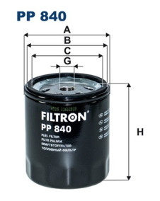 PP 840 Palivový filtr FILTRON