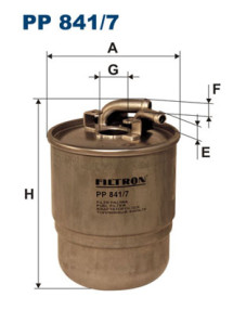 PP 841/7 FILTRON palivový filter PP 841/7 FILTRON