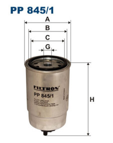 PP 845/1 Palivový filtr FILTRON