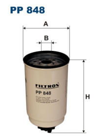 PP 848 Palivový filtr FILTRON