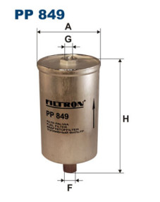PP 849 FILTRON palivový filter PP 849 FILTRON