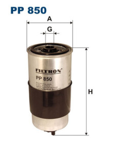 PP 850 Palivový filtr FILTRON