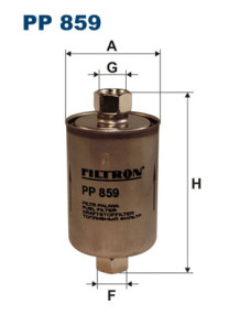 PP 859 FILTRON palivový filter PP 859 FILTRON