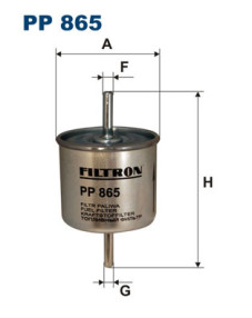 PP 865 Palivový filtr FILTRON