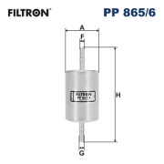 PP 865/6 Palivový filtr FILTRON