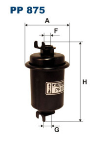 PP 875 FILTRON palivový filter PP 875 FILTRON