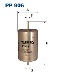 PP 906 Palivový filtr FILTRON