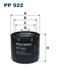 PP 922 Palivový filtr FILTRON