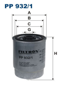 PP 932/1 Palivový filtr FILTRON