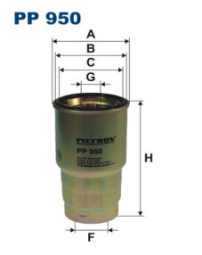 PP 950 Palivový filtr FILTRON