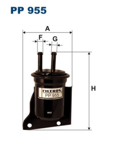 PP 955 FILTRON palivový filter PP 955 FILTRON