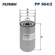 PP 964/2 Palivový filtr FILTRON