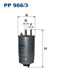 PP 966/3 FILTRON palivový filter PP 966/3 FILTRON