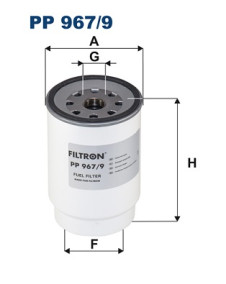 PP 967/9 Palivový filtr FILTRON