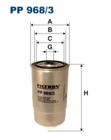PP 968/3 FILTRON palivový filter PP 968/3 FILTRON