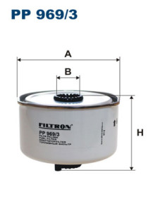 PP 969/3 FILTRON palivový filter PP 969/3 FILTRON