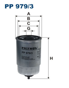 PP 979/3 FILTRON palivový filter PP 979/3 FILTRON