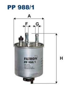 PP 988/1 Palivový filtr FILTRON