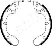55-03-398 Sada brzdových čelistí ASHIKA