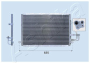 CND333027 ASHIKA kondenzátor klimatizácie CND333027 ASHIKA