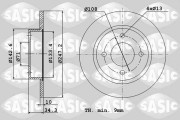 2464A24J Brzdový kotouč SASIC