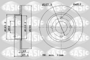 2464R24J Brzdový kotouč SASIC