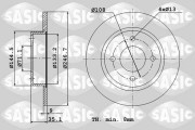 2464W94J Brzdový kotouč SASIC