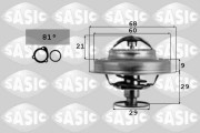 3371641 Termostat, chladivo SASIC