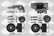 3900034 SASIC vodné čerpadlo + sada ozubeného remeňa 3900034 SASIC