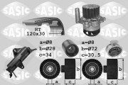 3906025 Vodní pumpa + sada ozubeného řemene SASIC