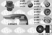 3906069 Vodní pumpa + sada ozubeného řemene SASIC