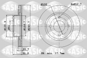 4004263J SASIC brzdový kotúč 4004263J SASIC