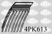 4PK613 SASIC ozubený klinový remeň 4PK613 SASIC