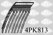 4PK813 ozubený klínový řemen SASIC