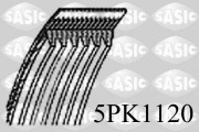 5PK1120 ozubený klínový řemen SASIC