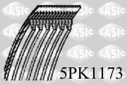 5PK1173 ozubený klínový řemen SASIC