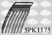 5PK1175 ozubený klínový řemen SASIC