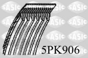 5PK906 SASIC ozubený klinový remeň 5PK906 SASIC