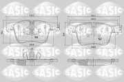 6210086 Sada brzdových destiček, kotoučová brzda SASIC