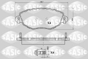 6216059 Sada brzdových destiček, kotoučová brzda SASIC