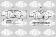 6216062 Sada brzdových destiček, kotoučová brzda SASIC