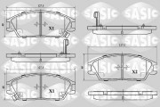 6216100 Sada brzdových destiček, kotoučová brzda SASIC