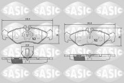 6216132 SASIC sada brzdových platničiek kotúčovej brzdy 6216132 SASIC