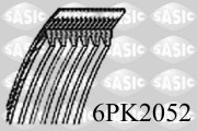 6PK2052 SASIC ozubený klinový remeň 6PK2052 SASIC