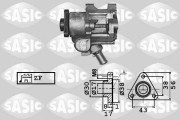 7076022 SASIC hydraulické čerpadlo pre riadenie 7076022 SASIC