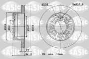 9004810J Brzdový kotouč SASIC